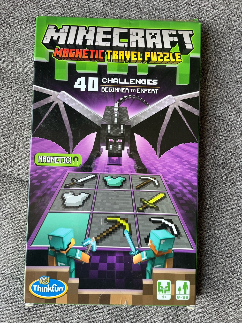 Minecraft magnetic travel puzzle